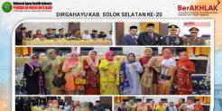 Ketua Pengadilan Negeri Koto Baru dan Ketua Dharmayukti Karini Cab. Koto Baru Menghadiri HUT Ke-20 Kab. Solok Selatan